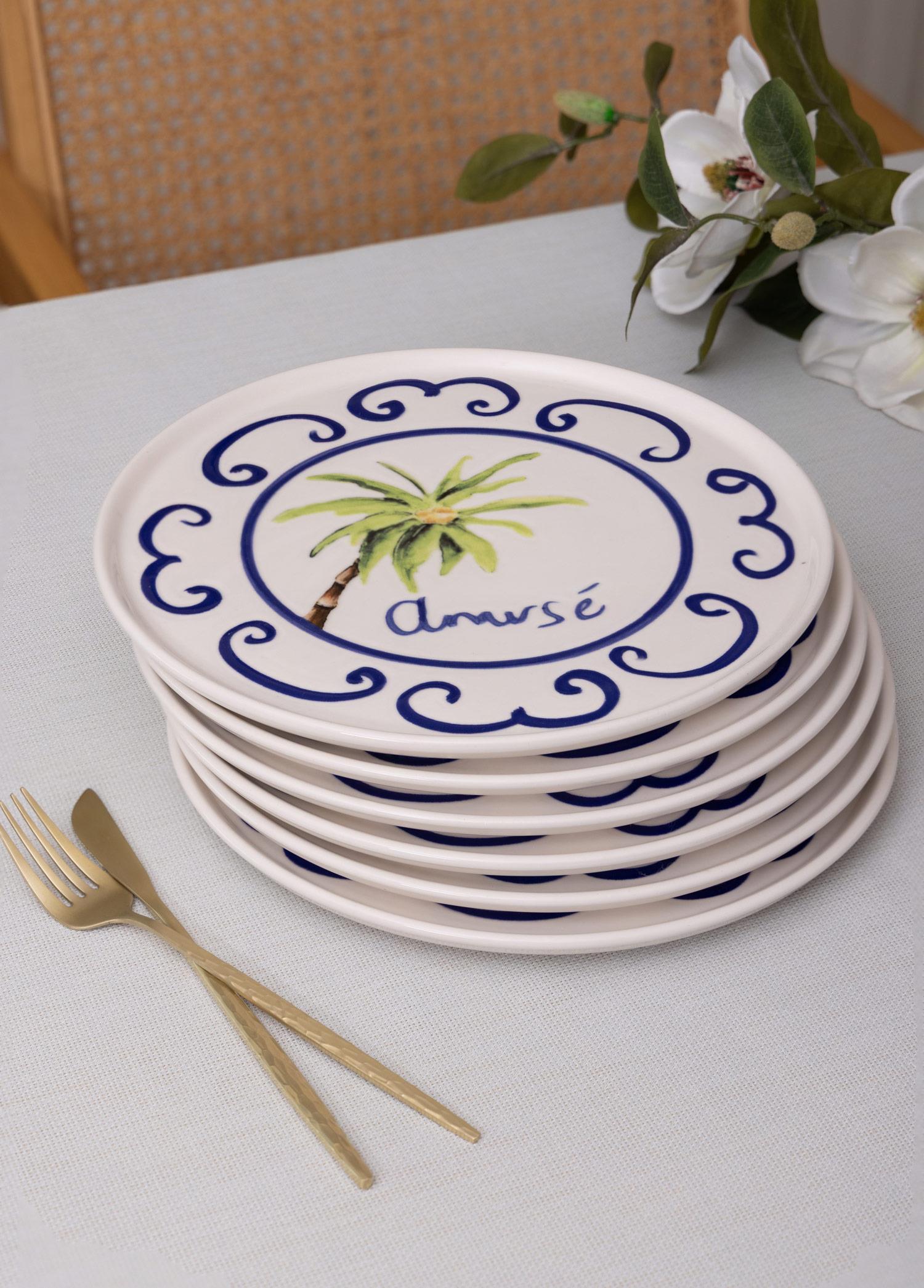 Palma Servis Tabağı 6Lı Set 26 Cm