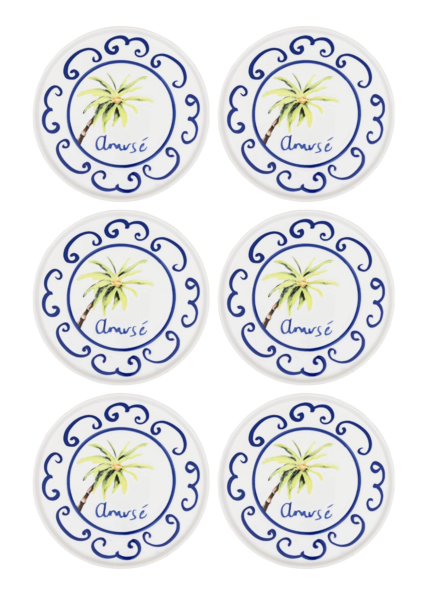 Palma Servis Tabağı 6Lı Set 26 Cm