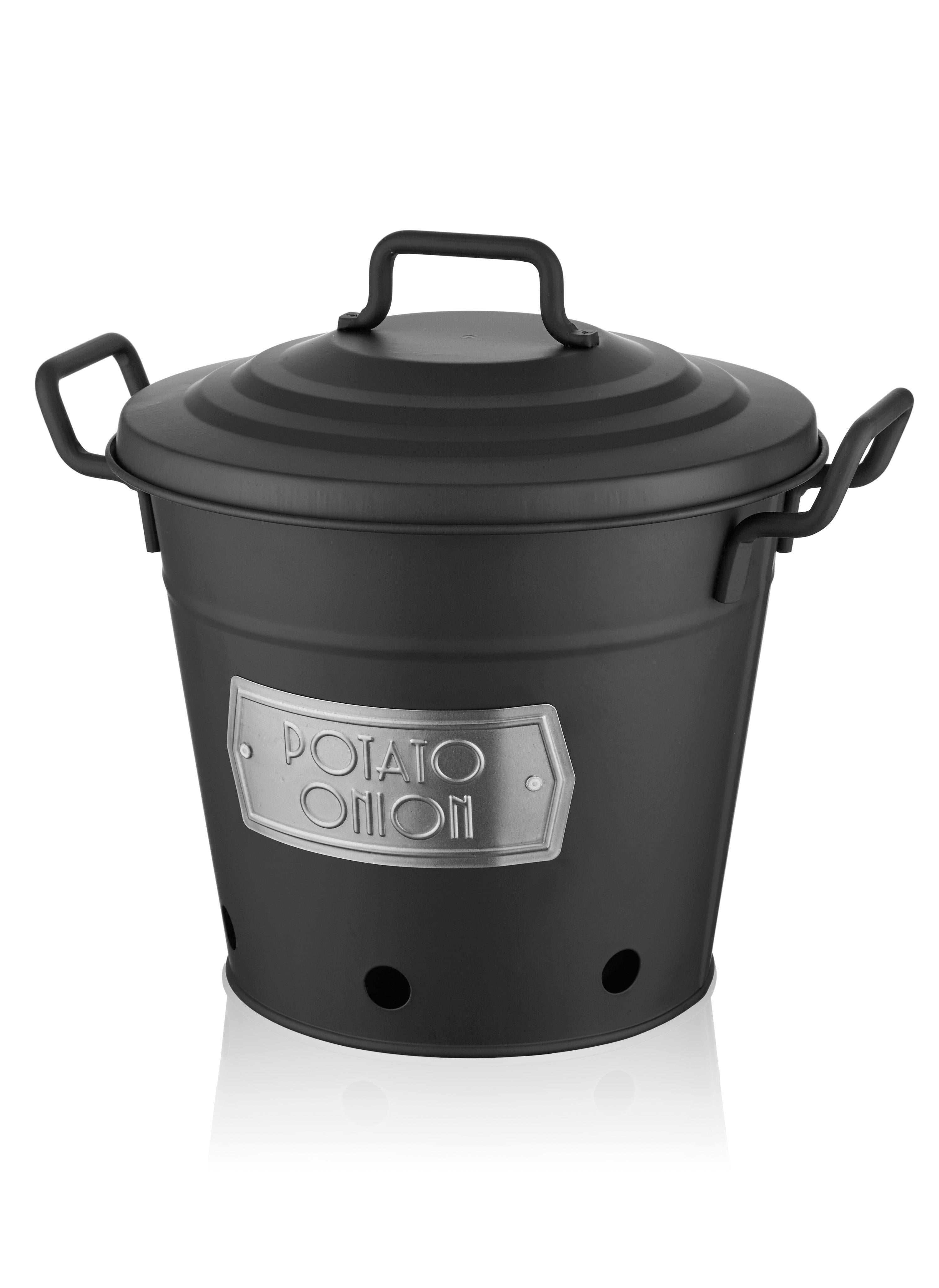 Patates Soğan Kovası - Siyah