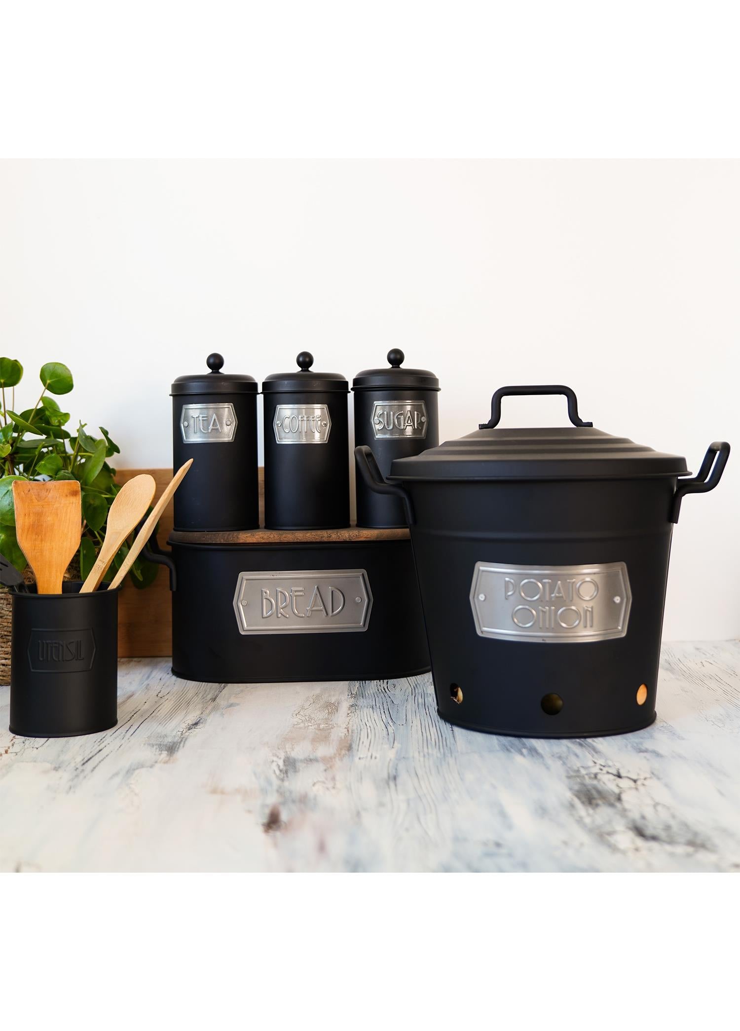 Patates Soğan Kovası Siyah Mgl0039