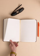 Pembe Dalga Desenli Defter 16 X 21 Cm