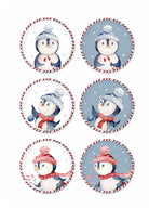 Penguin Pasta Tabağı 6 Lı Set 19 Cm New011