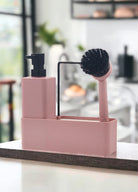 Plain Sıvı Sabunluk Seti Pembe