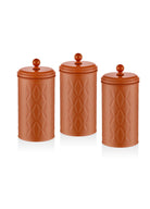 Prizma Çay Şeker Kahve Kavanozu Terracota 1,20 Lt