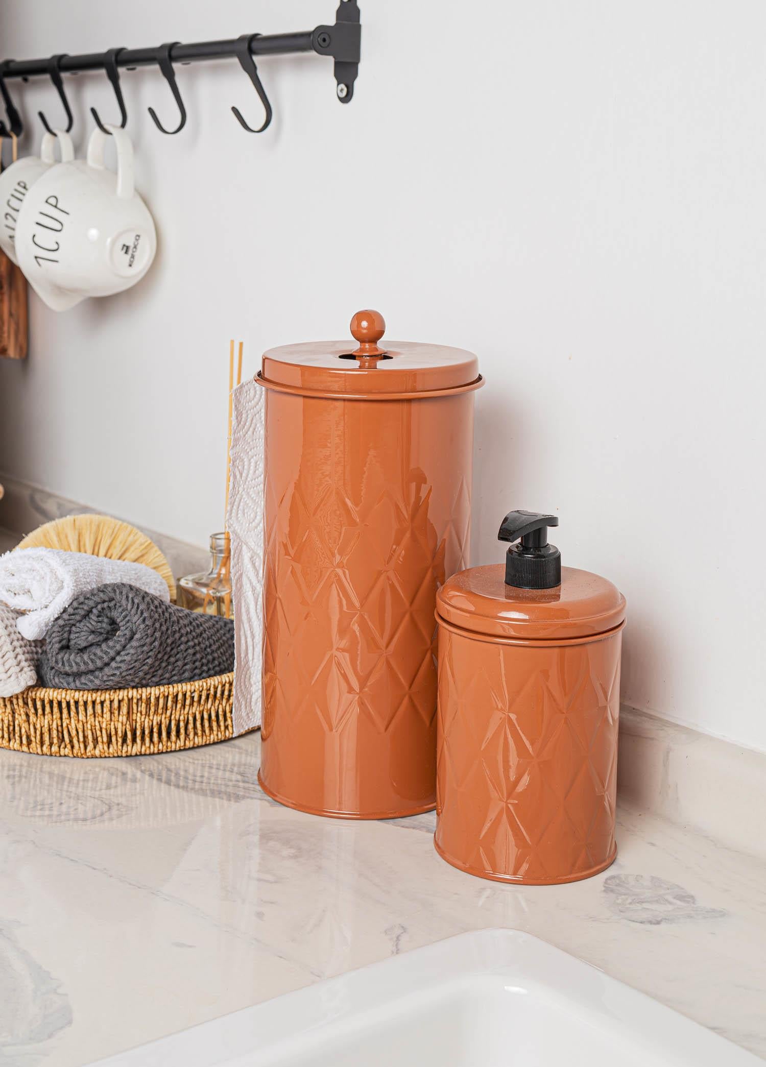 Prizma Sıvı Sabunluk Terracota 500 Ml