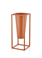 Prizma Vazo Saksı Terracota 70X30X30 Cm