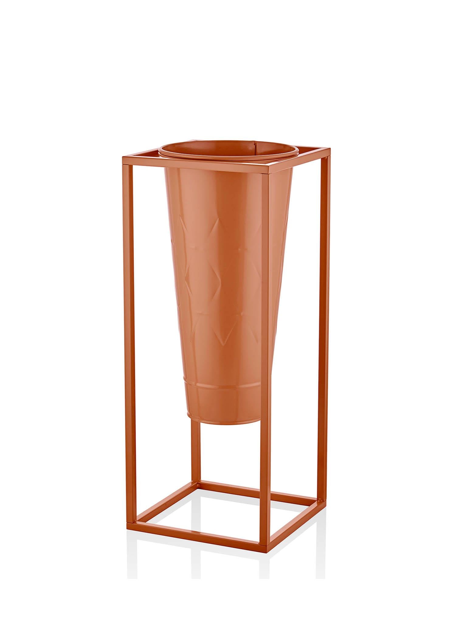 Prizma Vazo Saksı Terracota 70X30X30 Cm