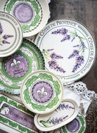 Provence Lavanta Ayaklı Meyvelik Mor 23X14 Cm