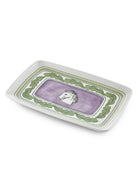 Provence Lavanta Dikdörtgen Servis Tabağı 31X20 Cm