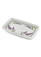 Provence Lavanta Dikdörtgen Servis Tabağı 31X20 Cm