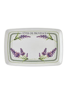 Provence Lavanta Dikdörtgen Servis Tabağı 31X20 Cm