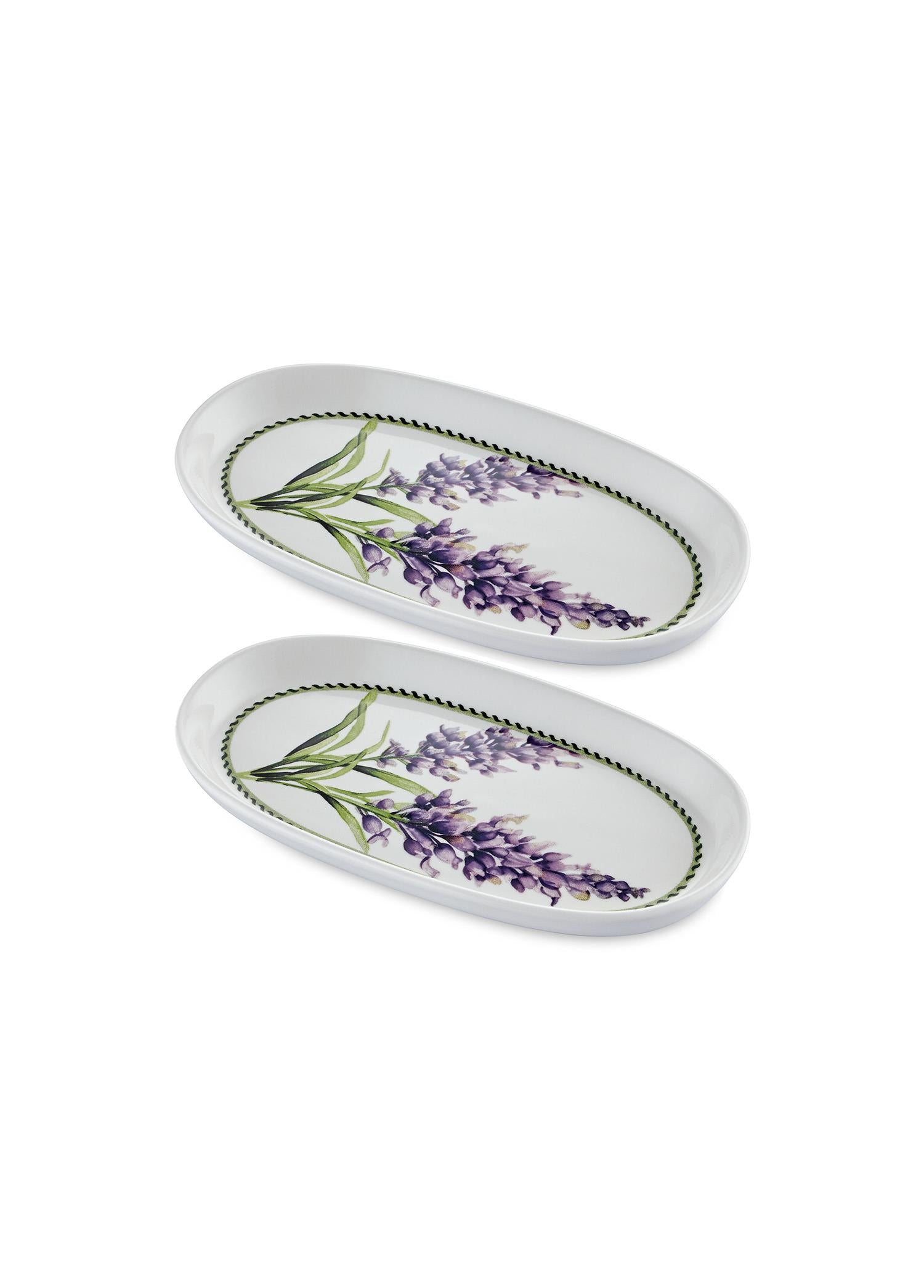 Provence Lavanta Oval Servis Tabağı 2Li 23 Cm