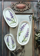 Provence Lavanta Oval Servis Tabağı 2Li 29 Cm