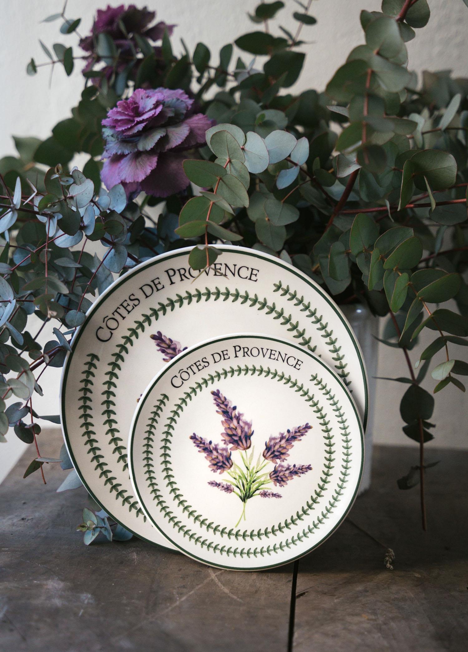 Provence Lavanta Servis Tabağı 6Lı Set 26 Cm Prc04