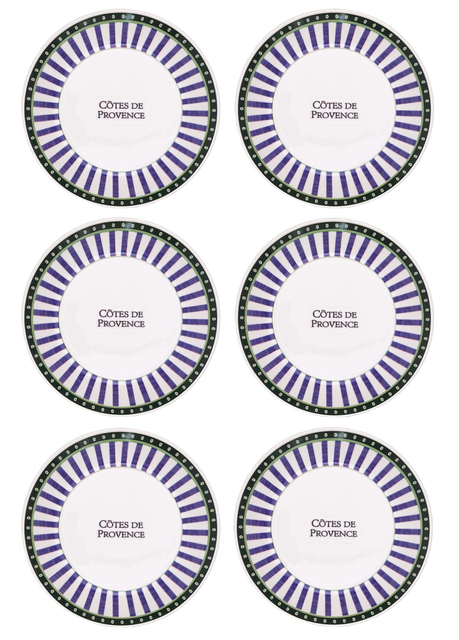 Provence Yemek Tabağı 6Lı Set 20 Cm