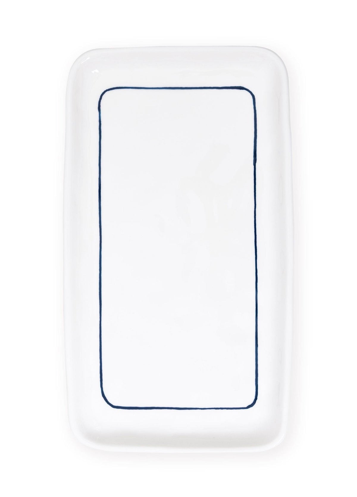 Pure Banyo Tepsisi Mavi Beyaz 27X15X3 Cm