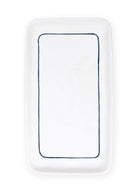 Pure Banyo Tepsisi Mavi Beyaz 27X15X3 Cm