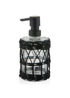 Rattan Sıvı Sabunluk Siyah 330 Ml