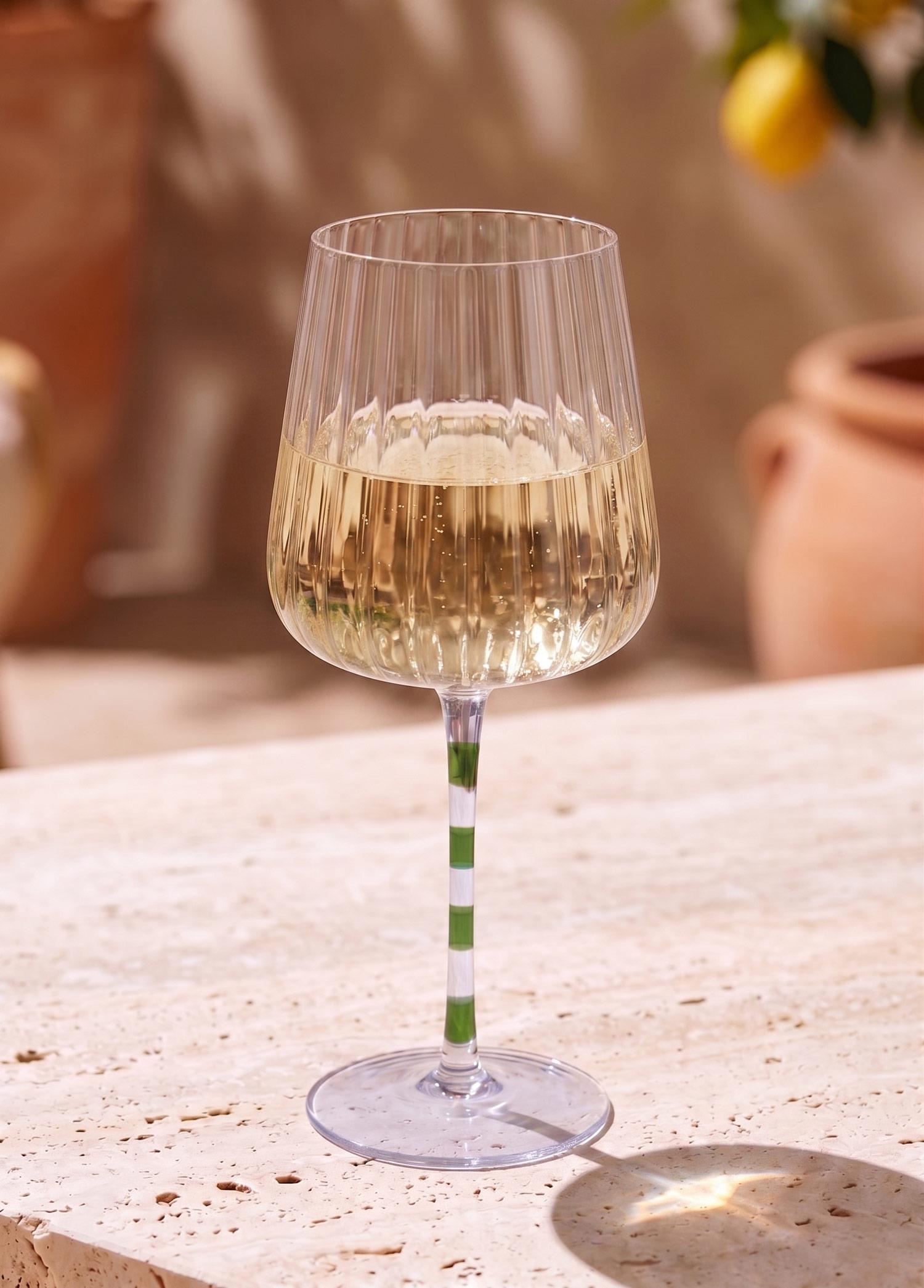 Şarap Kadehi Mor Yeşil 500 Ml