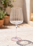Şarap Kadehi Pembe Beyaz 500 Ml