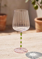 Şarap Kadehi Pembe Yeşil 500 Ml
