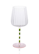 Şarap Kadehi Pembe Yeşil 500 Ml
