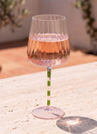 Şarap Kadehi Pembe Yeşil 600 Ml