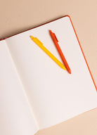 Retro Güneş Motifli Defter Turuncu 21 X 30 Cm