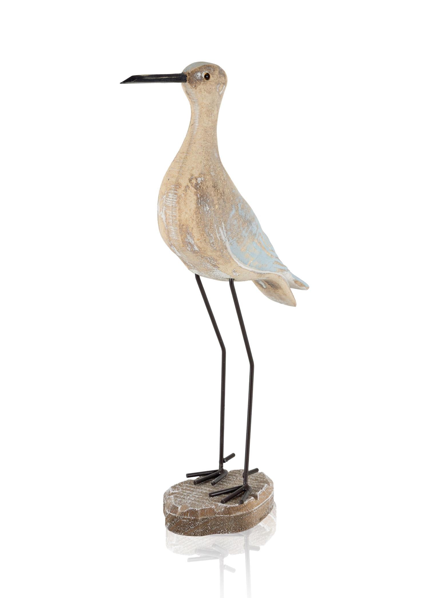 Retro Marin Coastal Deniz Kuşu Figürlü Obje 37 Cm