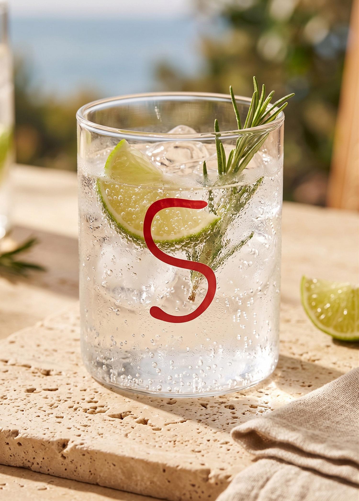 Cam Su Bardaği -S- Kırmızı 420 Ml
