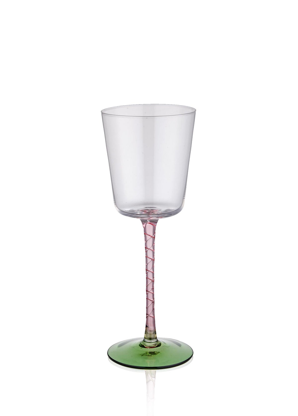 Şarap Kadehi Pembe Yeşil 300 Ml