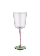 Şarap Kadehi Pembe Yeşil 350 Ml
