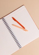 Spiralli Abstract Desenli Defter Turuncu 21X30 Cm