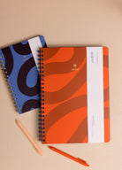 Spiralli Abstract Desenli Defter Turuncu 21X30 Cm