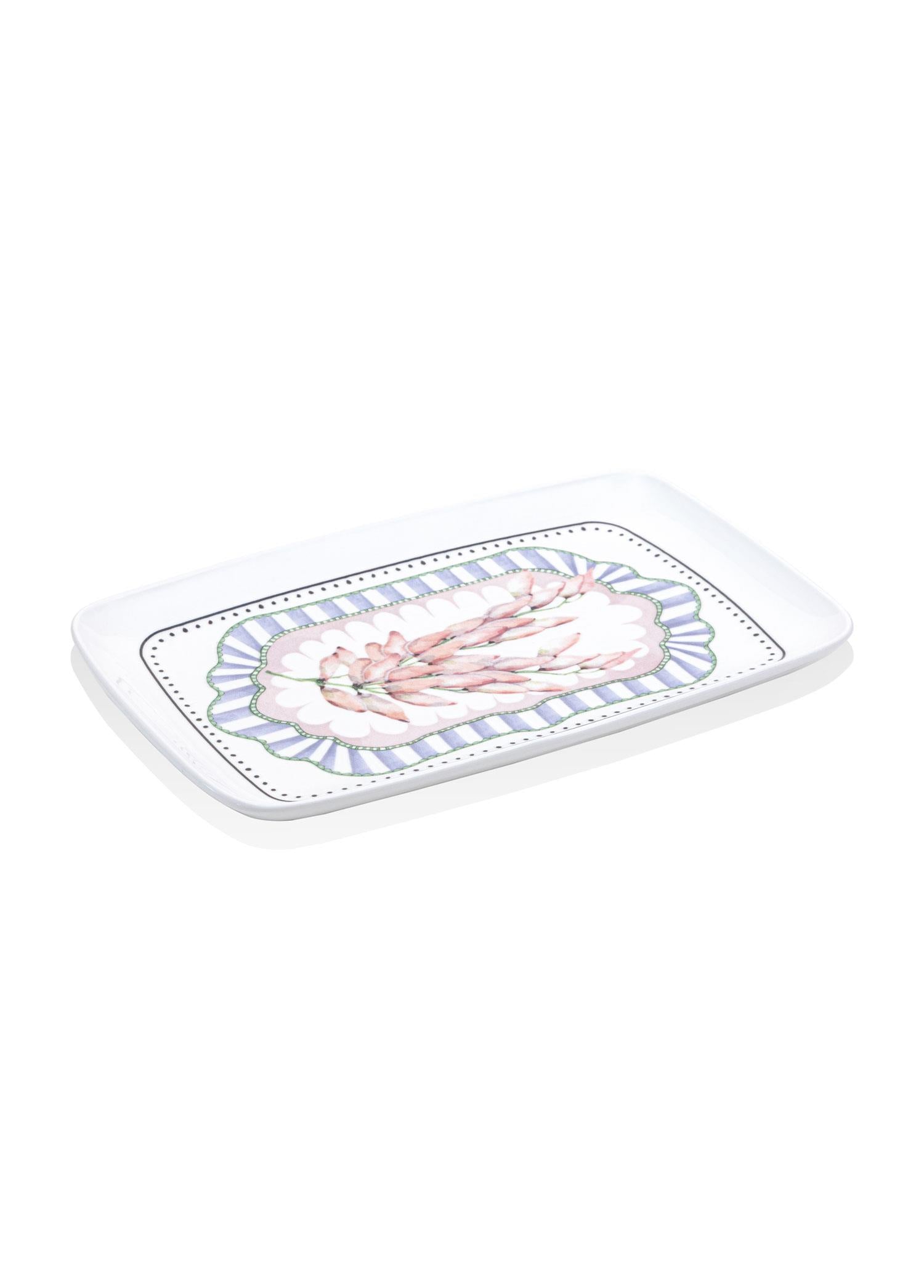 Spring Dikdörtgen Servis Tabağı 31X20 Cm Spr0015