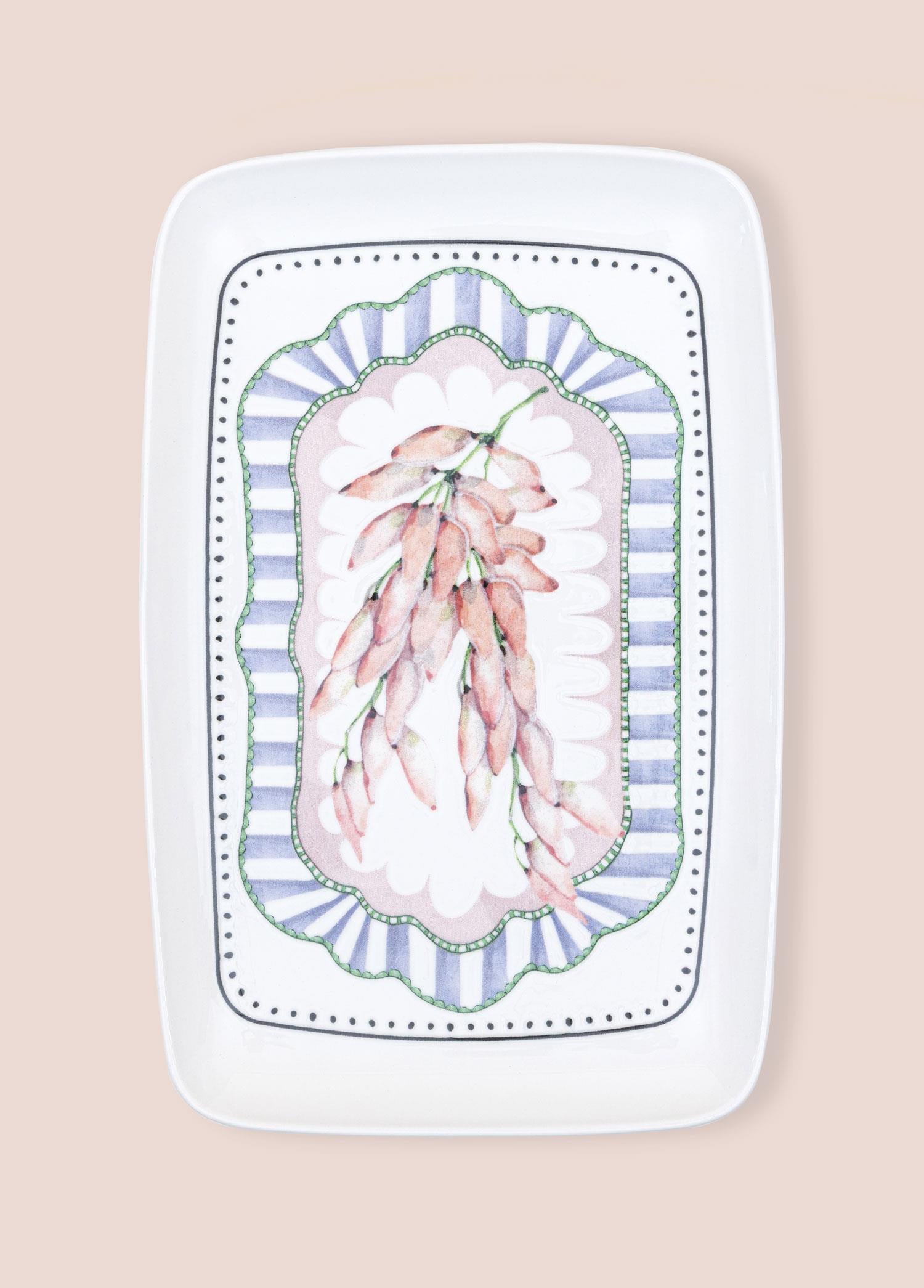 Spring Dikdörtgen Servis Tabağı 31X20 Cm Spr0015