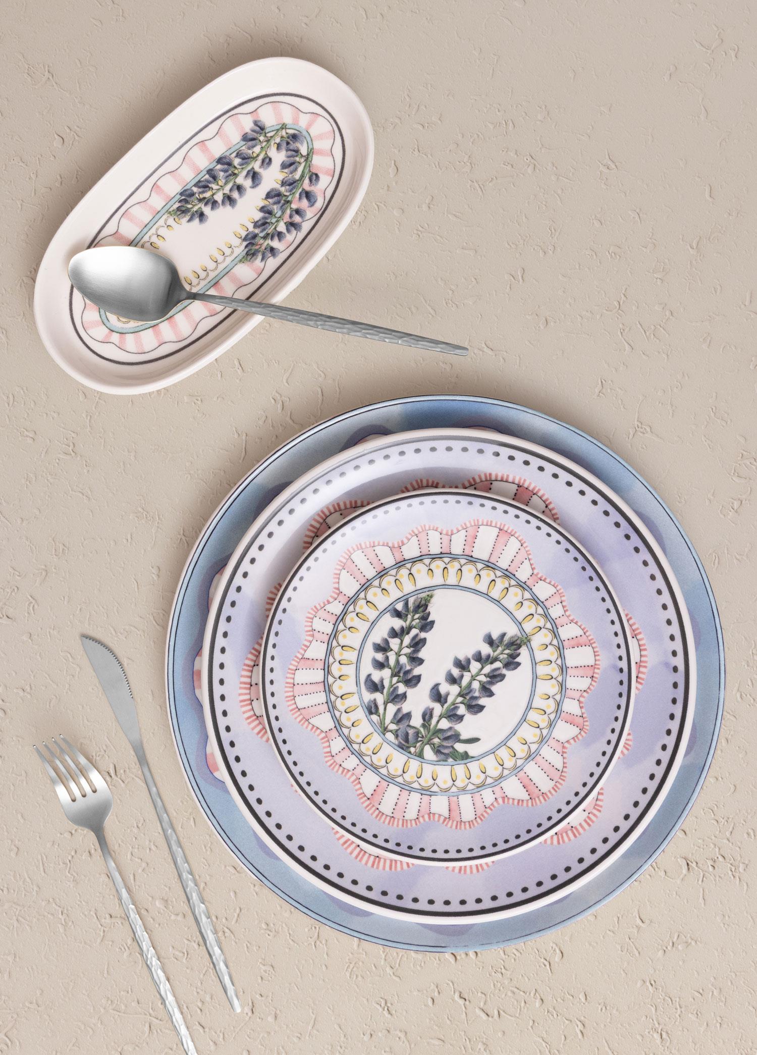 Spring Oval Servis Tabağı 2Li 17 Cm