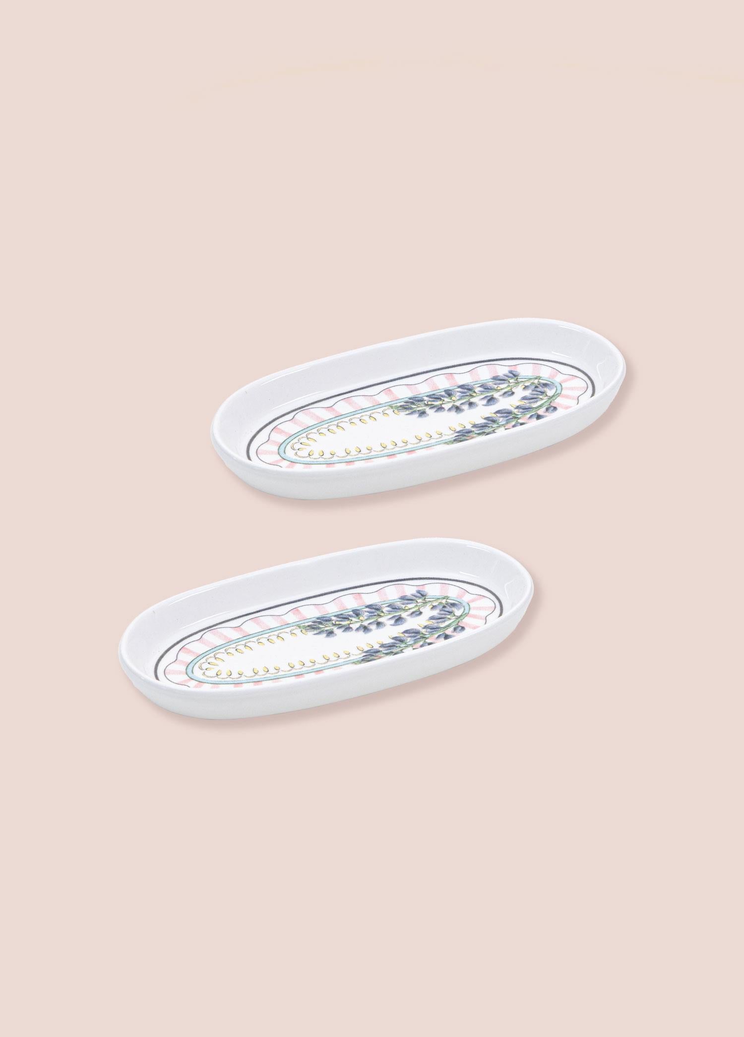 Spring Oval Servis Tabağı 2Li 17 Cm
