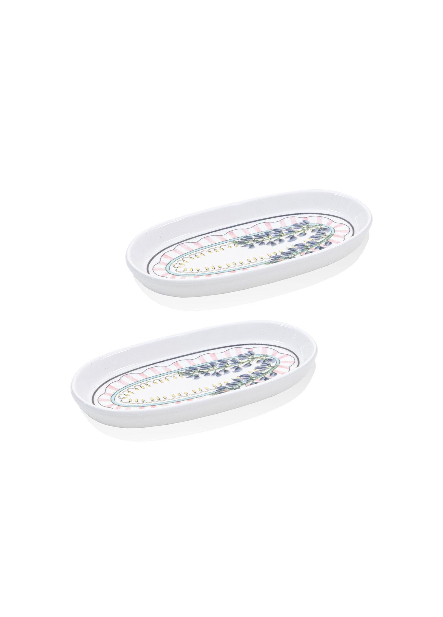 Spring Oval Servis Tabağı 2Li 17 Cm