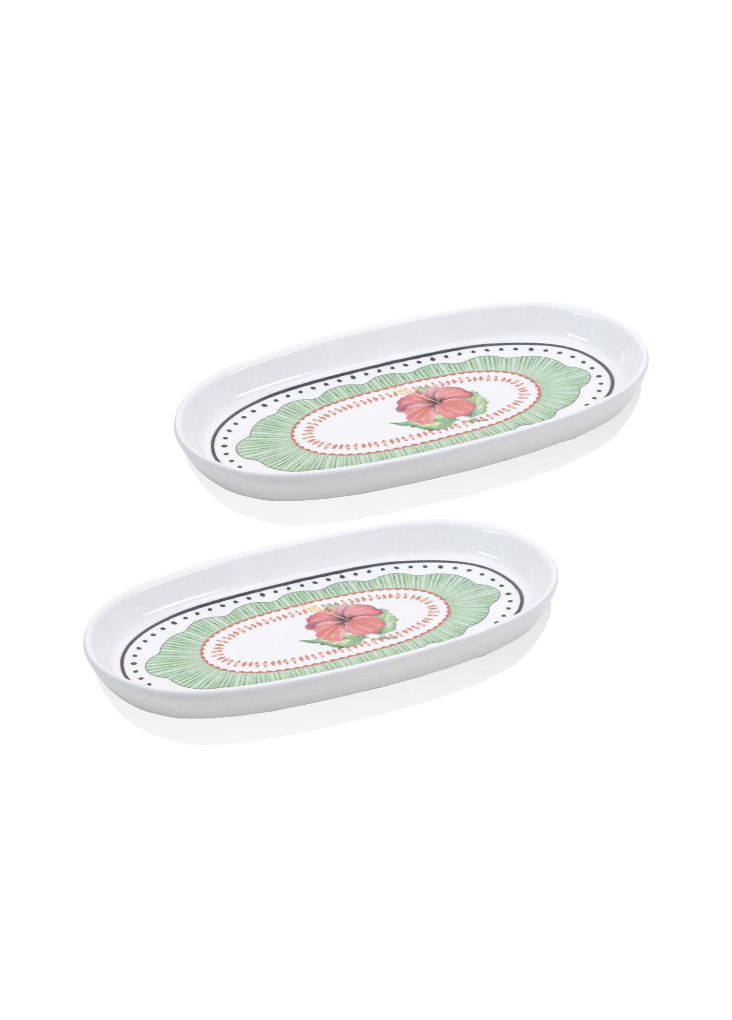 Spring Oval Servis Tabağı 2Li 23 Cm