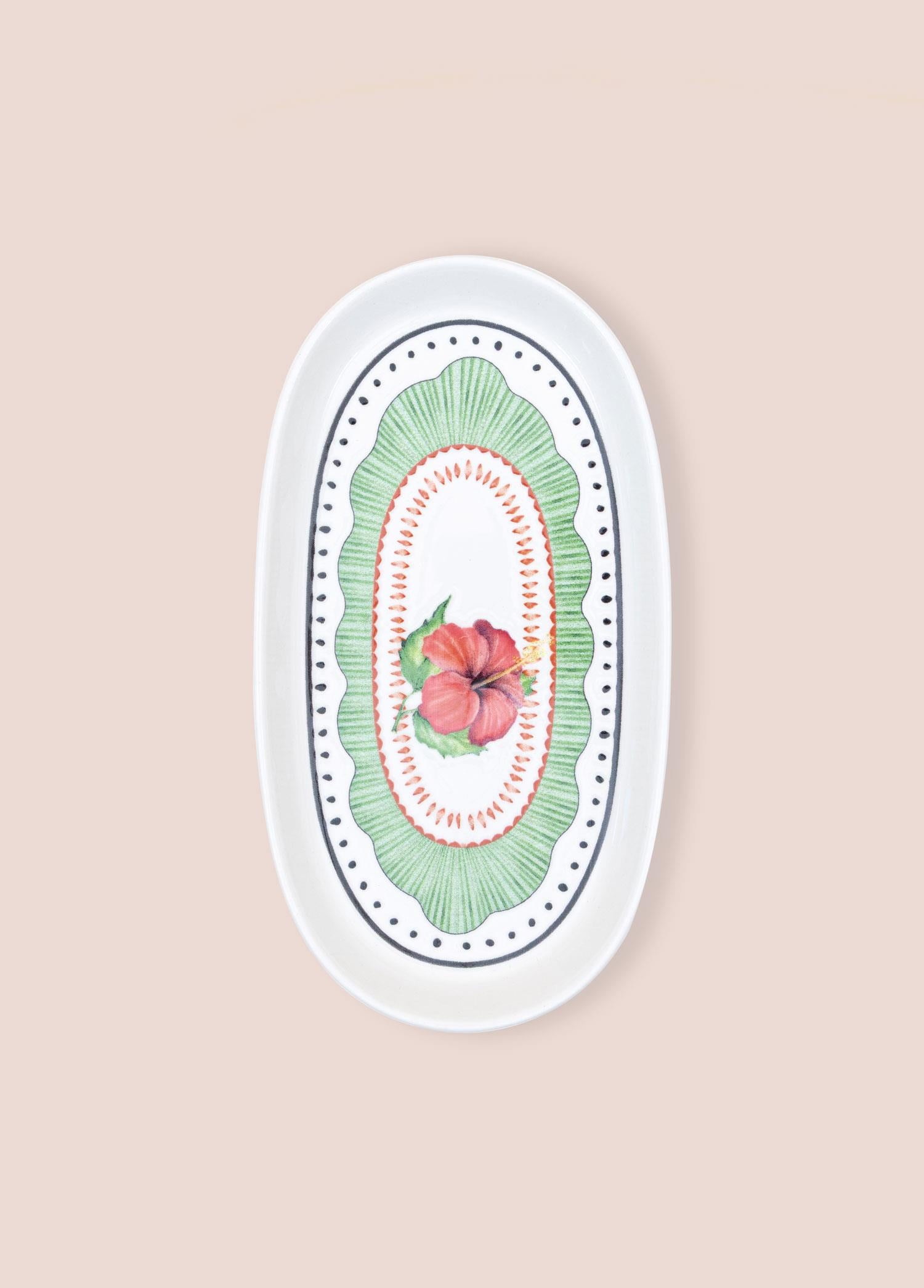 Spring Oval Servis Tabağı 2Li 23 Cm