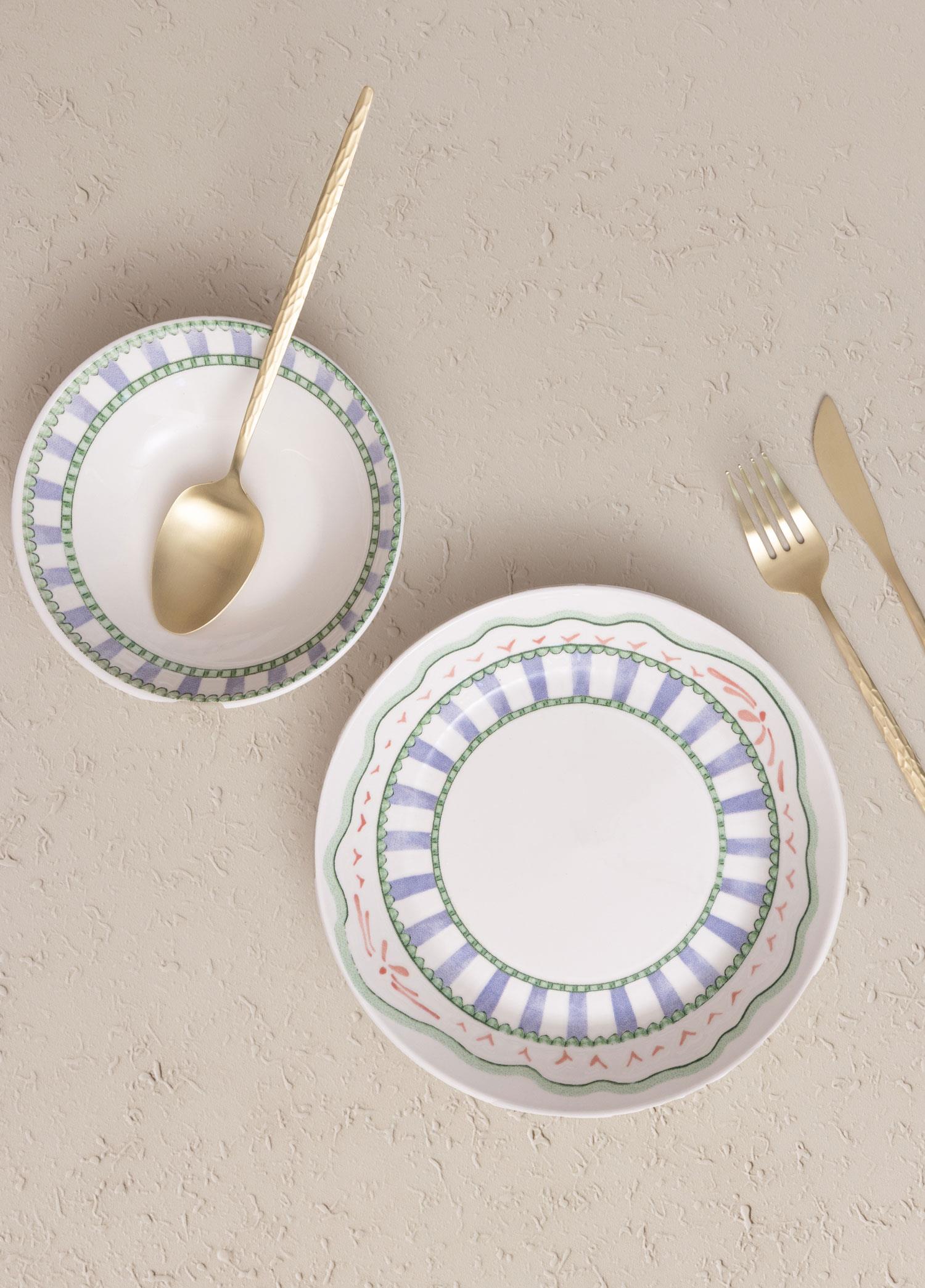 Spring Yemek Tabağı 6Lı Set 20 Cm