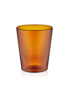 Striped Borosilikat Cam Bardak Amber 400 Ml