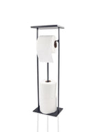 Tepsili Tuvalet Kağıdı Stand Siyah 54X15X12 Cm