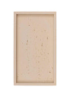 Travertine Banyo Tepsisi Bej 28X16X3 Cm