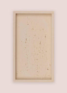 Travertine Banyo Tepsisi Bej 28X16X3 Cm