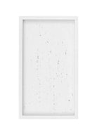 Travertine Banyo Tepsisi Beyaz 28X16X3 Cm