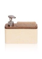 Travertine Süngerli Sıvı Sabunluk Krem 420 Ml