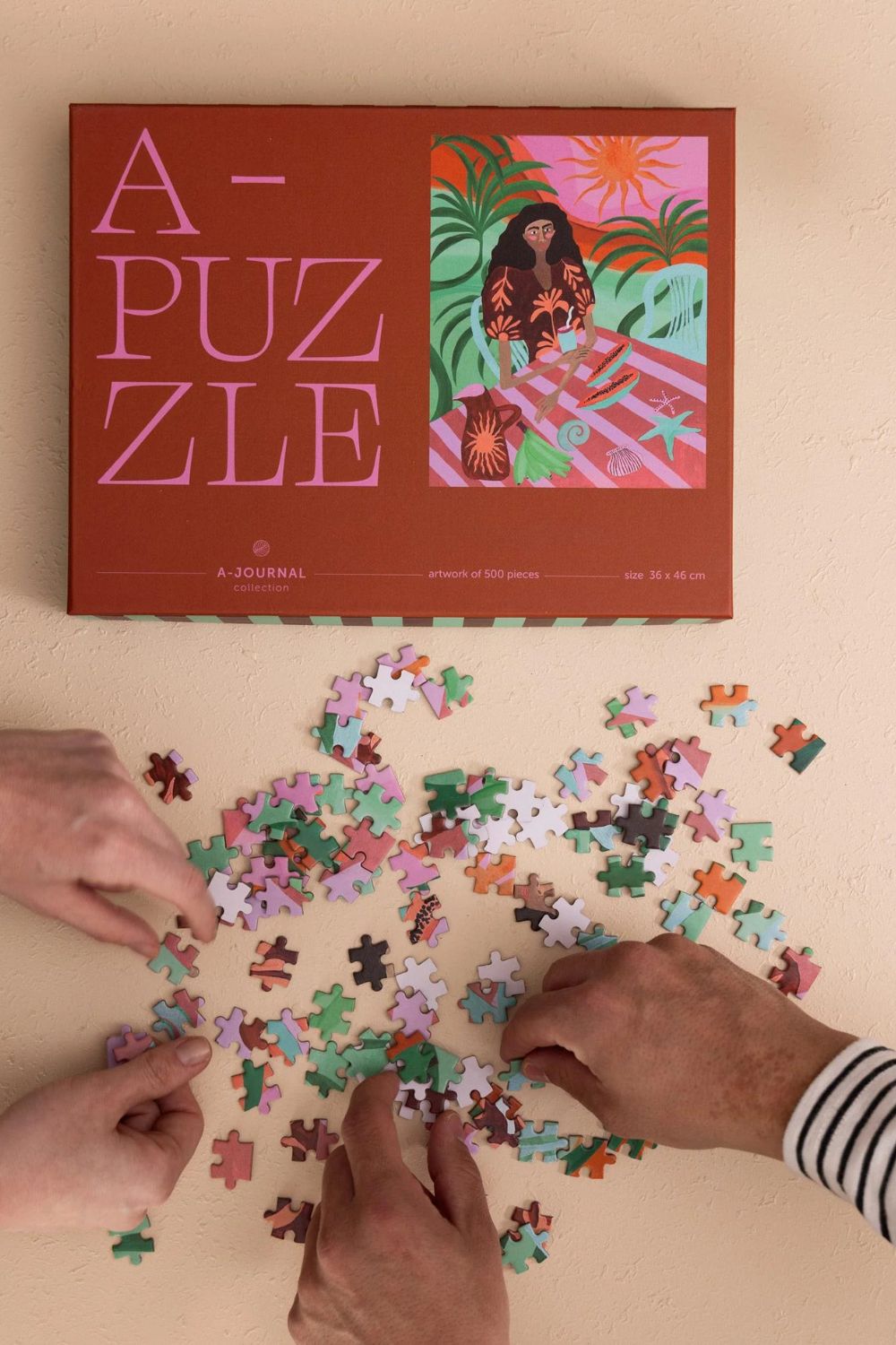 Tropikal Temalı Puzzle, 500 Parça - 0