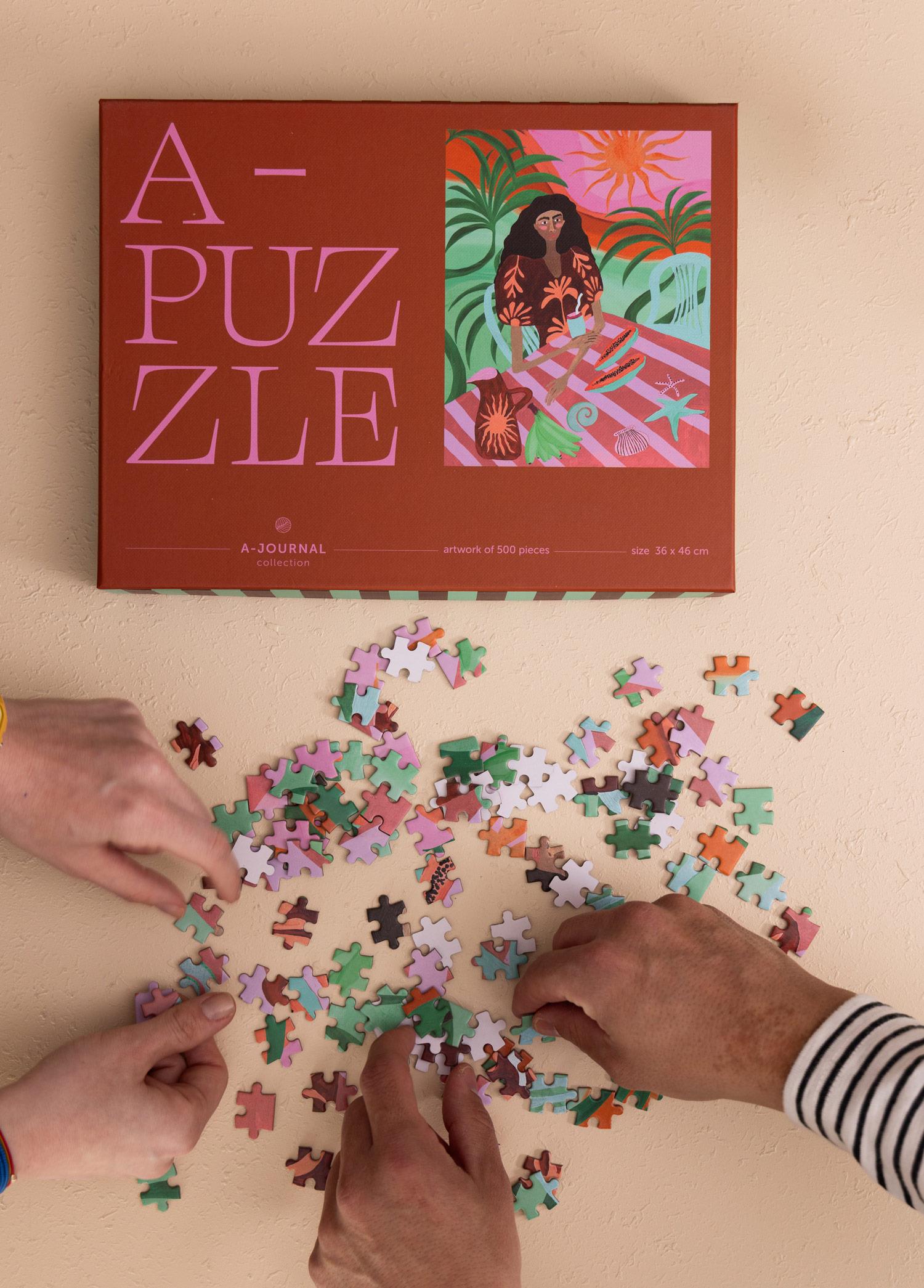 Tropikal Temalı Puzzle
